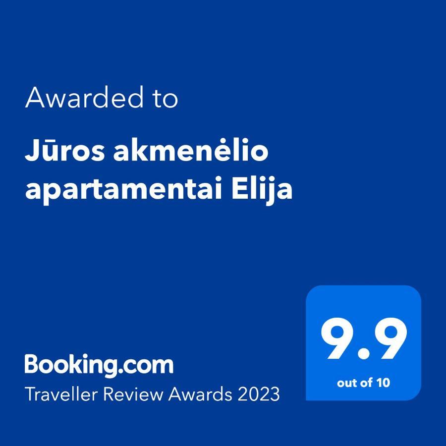 Juros Akmenelio Apartamentai Elija ซเวนตายิ ภายนอก รูปภาพ